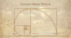 Desktop Screenshot of goldenmeandesign.com